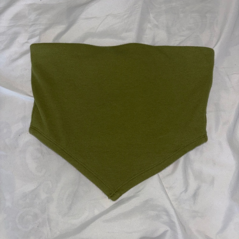 Forever 21 Olive Green Tube Top XS